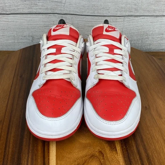 Nike Dunk Low Championship Red White Sneaker DD1391-600 Men’s Shoe Size 8